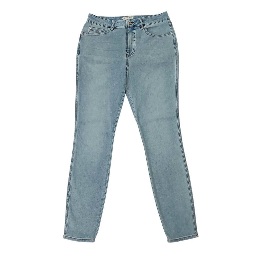 We The Free Jeans Womens 29 Blue Curvy High Rise Super Skinny Light Wash Denim